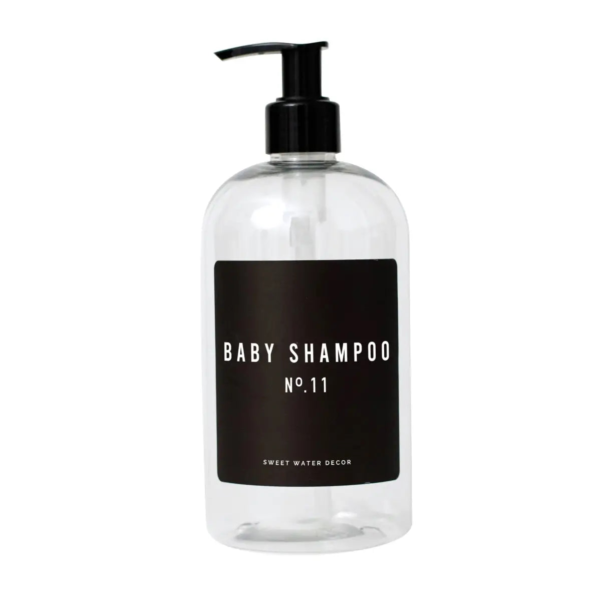 Black Text Labels for Plastic and Glass Dispensers - Sweet Water Decor