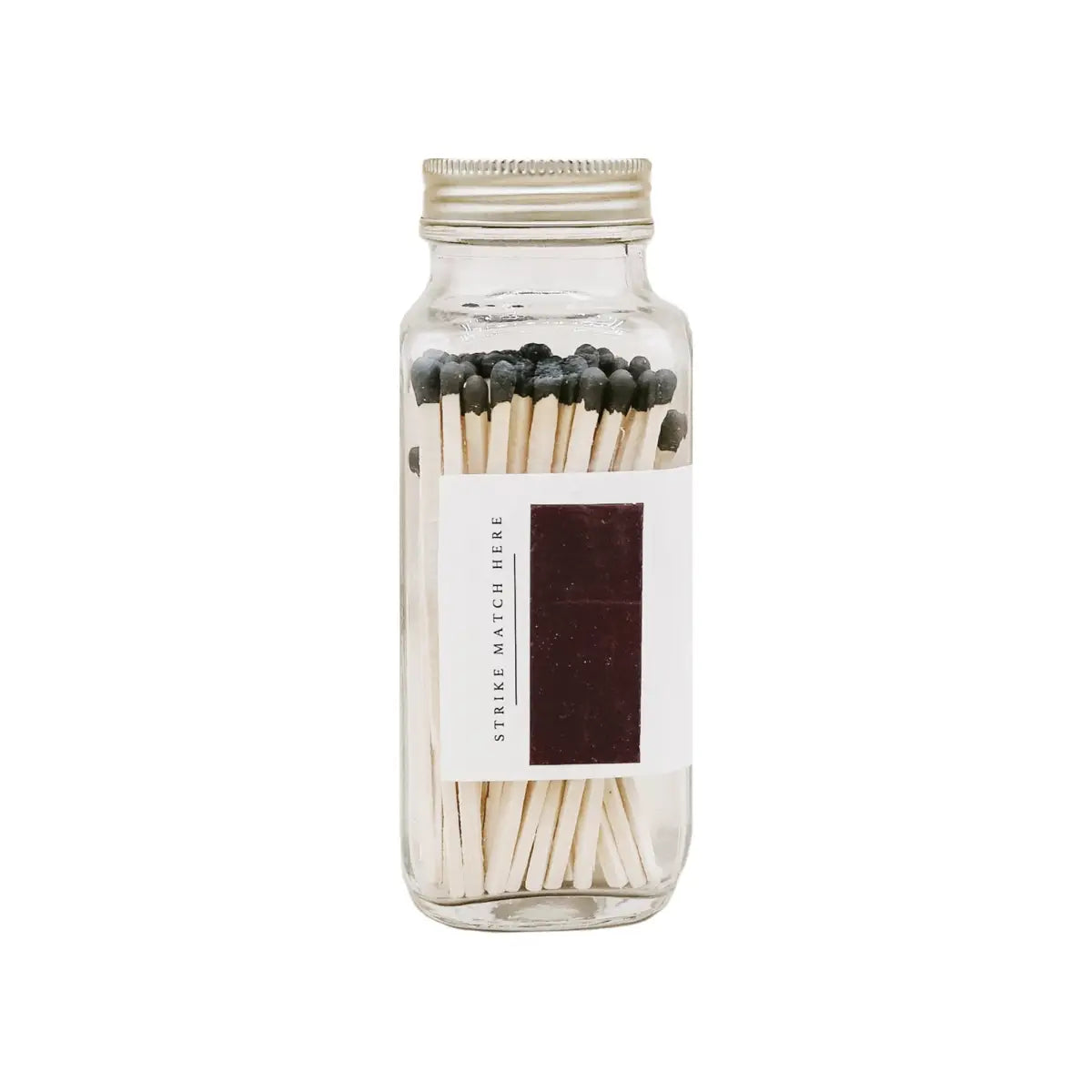 Black Tip Safety Matches - 60 Count 3.75’’ - Sweet Water Decor