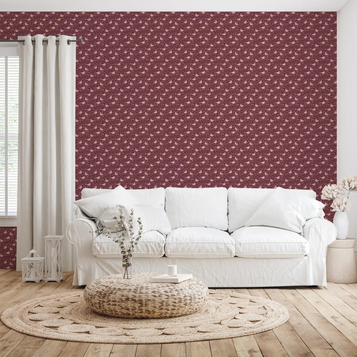 Blair Wallpaper - Petite Birds - by Megan Cabaj - Loomwell Home Goods