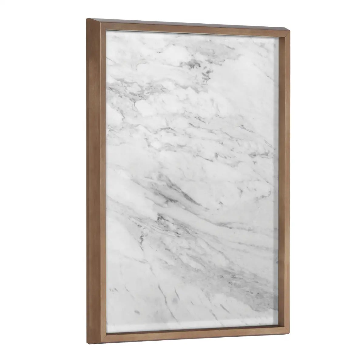 Blake Gray Marble Framed Printed Glass - kateandlaurel