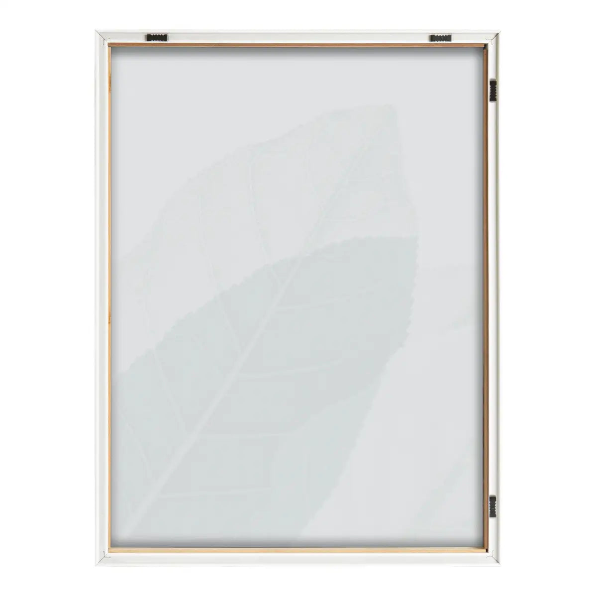 Framed Printed Glass - Modern Green Leaf Botanical - kateandlaurel
