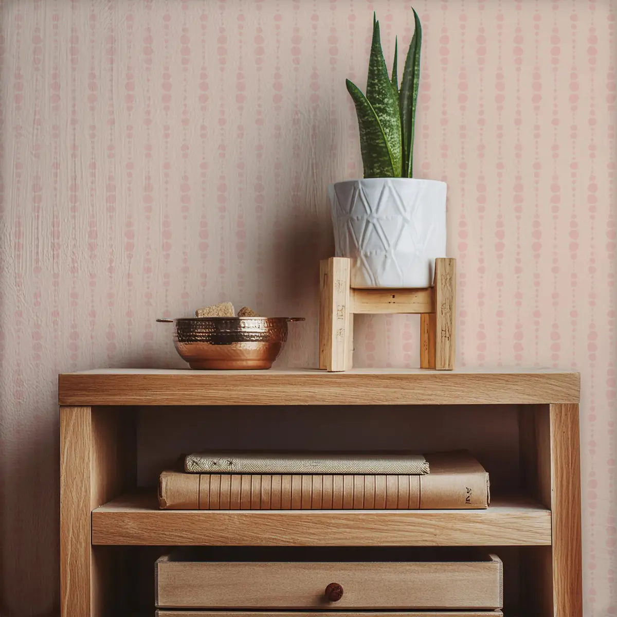 Blake Wallpaper - Bead Strings - by Erin Silliman Designs - Loomwell Home Goods