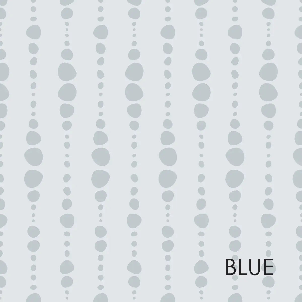 Blake Wallpaper - Bead Strings - by Erin Silliman Designs - Sample 1 foot by 1 foot / Blue - Loomwell Home Goods