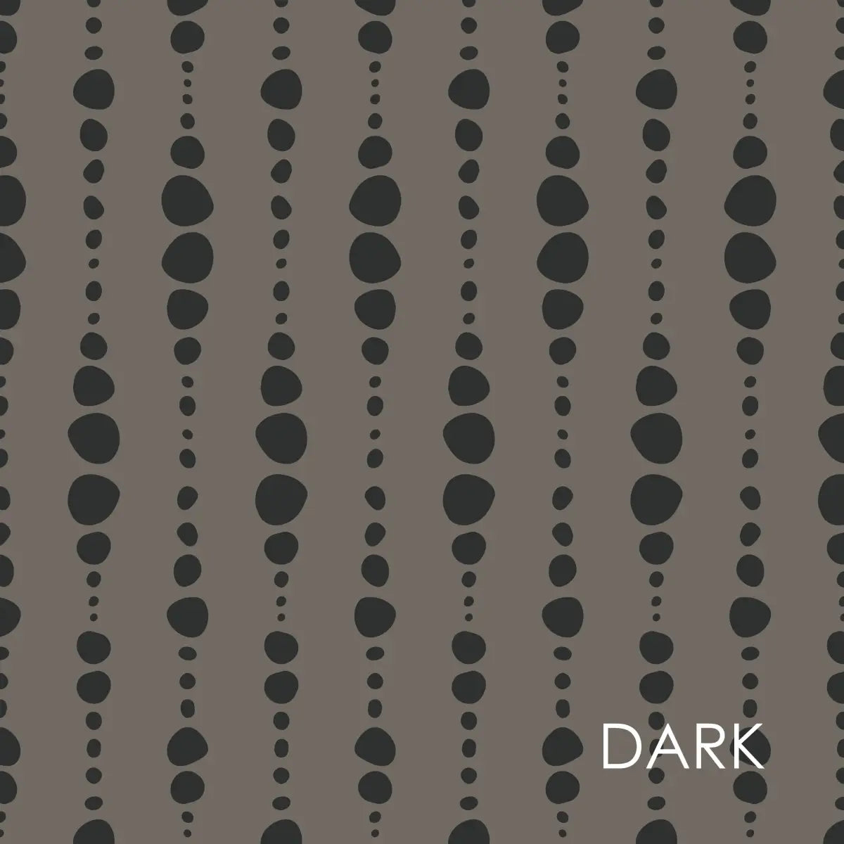 Blake Wallpaper - Bead Strings - by Erin Silliman Designs - Sample 1 foot by 1 foot / Dark - Loomwell Home Goods