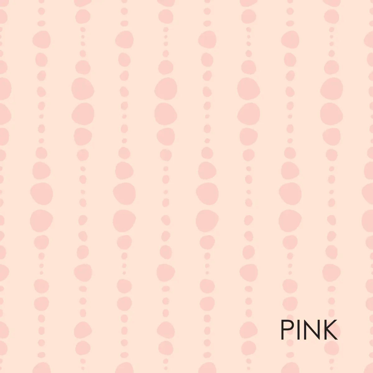 Blake Wallpaper - Bead Strings - by Erin Silliman Designs - Sample 1 foot by 1 foot / Pink - Loomwell Home Goods