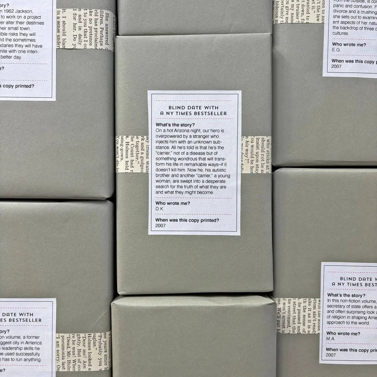 Blind Date with a Book - New York Times Bestseller - Paperback - Jubilee Flea