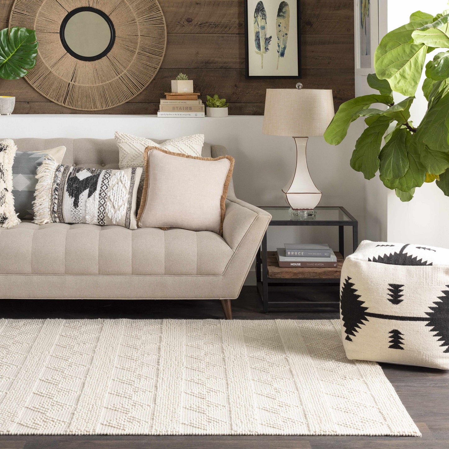 Bolinger Wool Area Rug