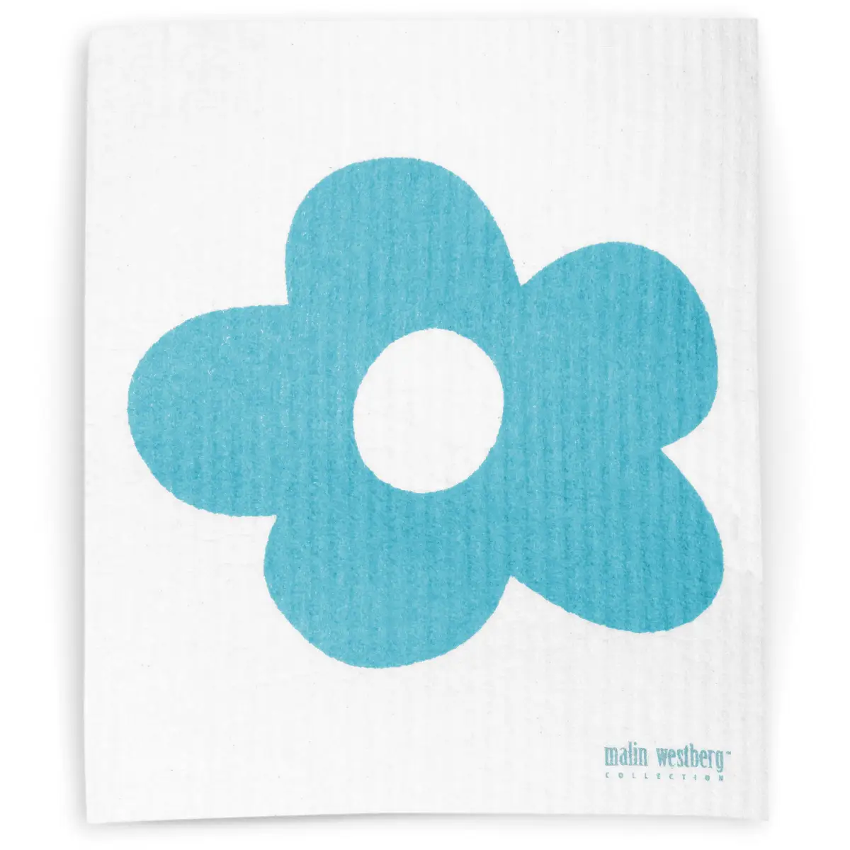Blomma Flower Swedish Dishcloth 4 colors - Turquoise - Trendy Tripper