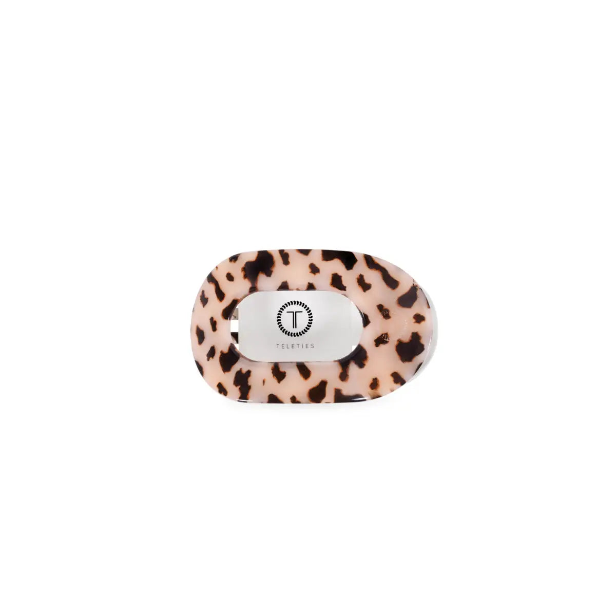 Flat Round Hair Clip - Blonde Tortoise - Tiny - TELETIES