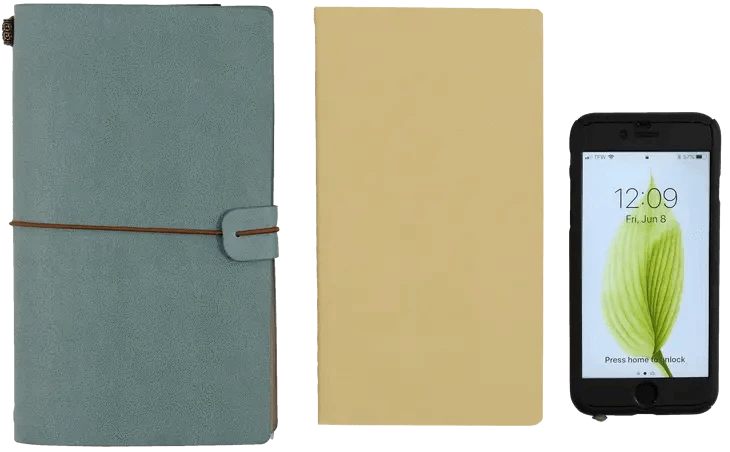 Voyager Journal Notebook, comparative size