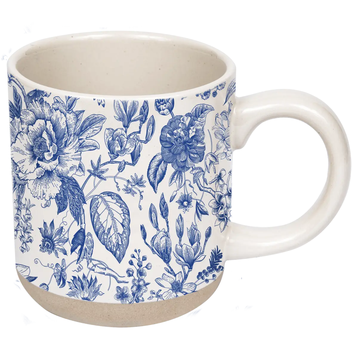 Blue Delft 14oz. Stoneware Coffee Mug - Sweet Water Decor