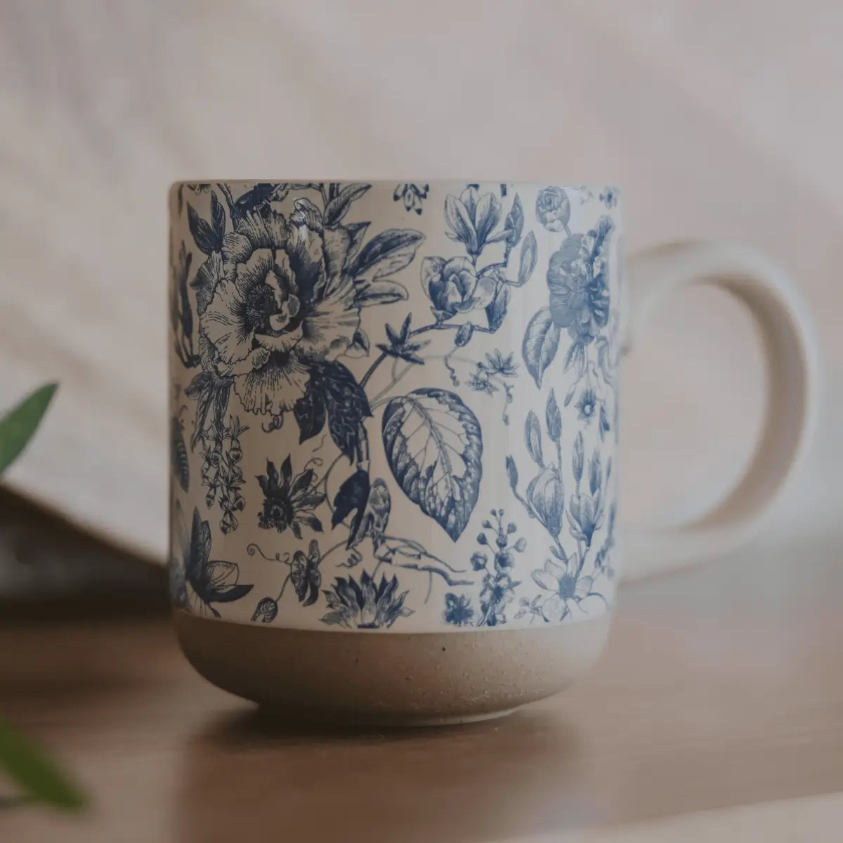 Blue Delft 14oz. Stoneware Coffee Mug - Sweet Water Decor