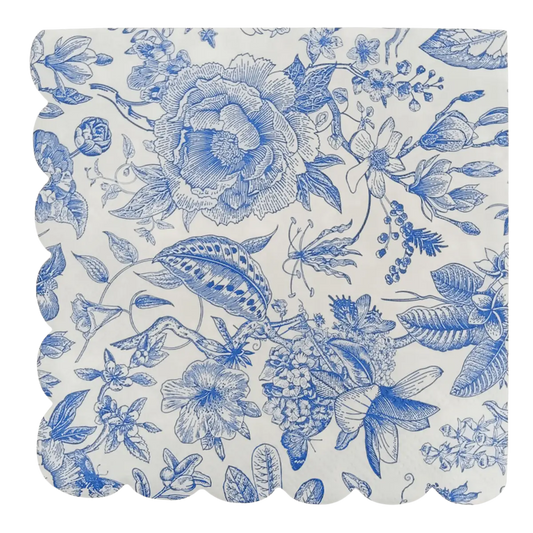 Blue Delft Cocktail Napkins - Sweet Water Decor