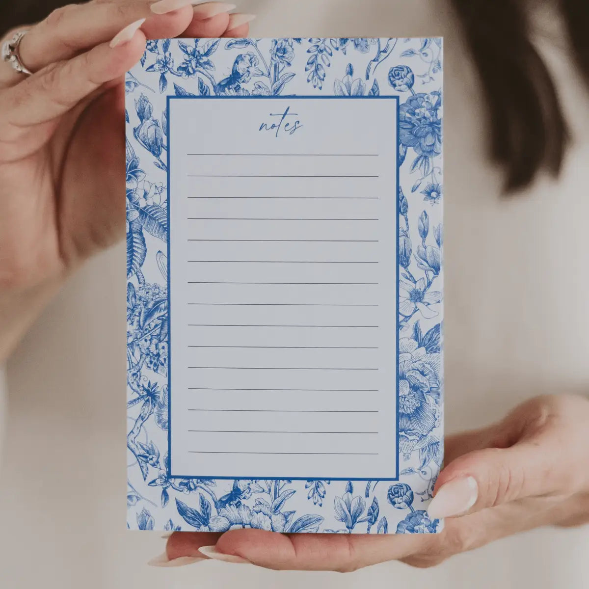 Blue Delft Notepad - Sweet Water Decor