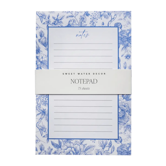 Blue Delft Notepad - Sweet Water Decor