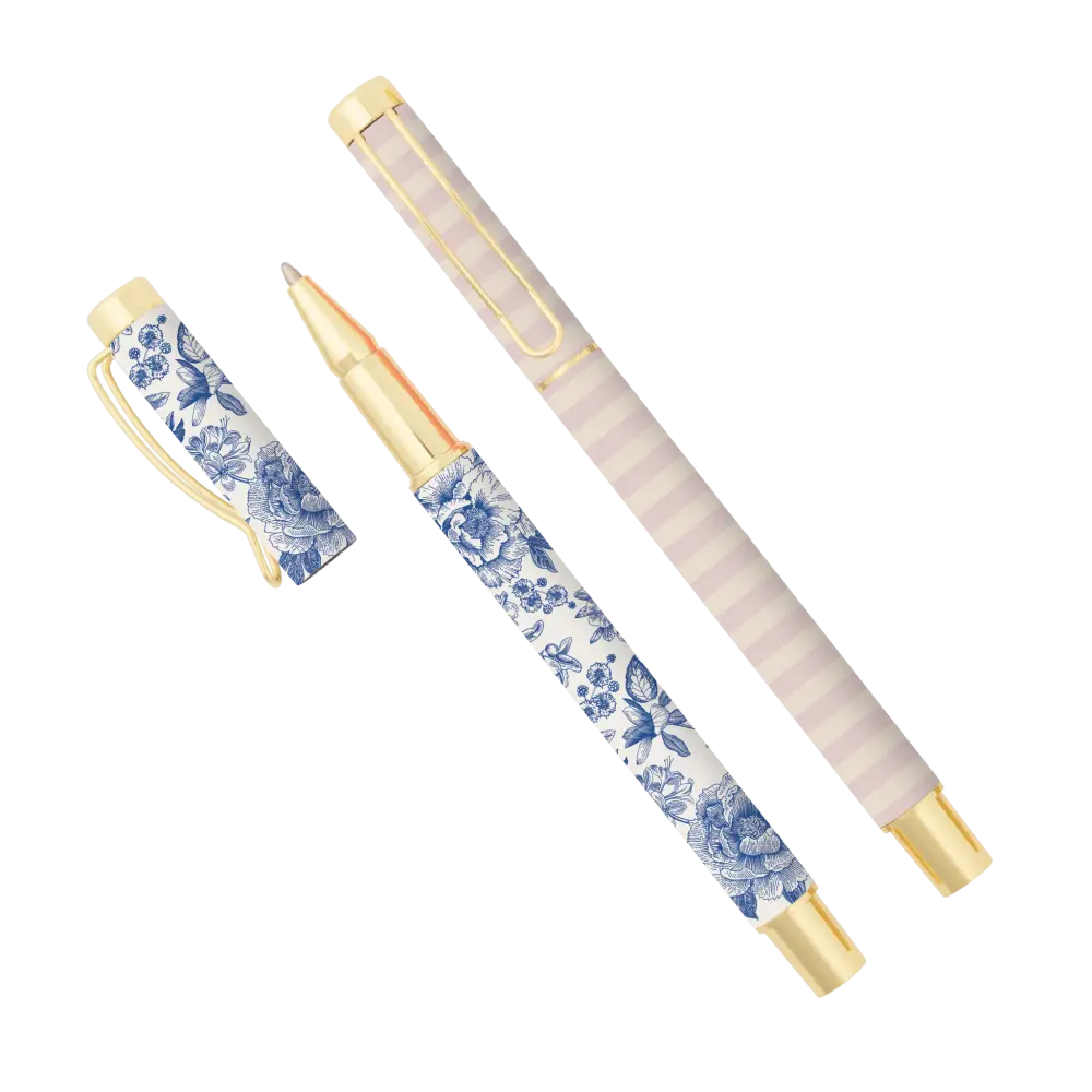 Blue Delft Pen Set - Sweet Water Decor