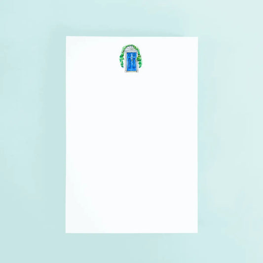 Blue Door Notepad - Watercolor - Taylor Paladino