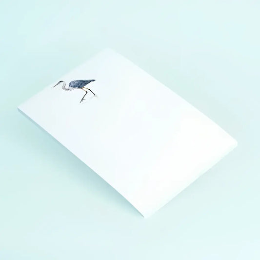 Blue Heron Notepad - Taylor Paladino