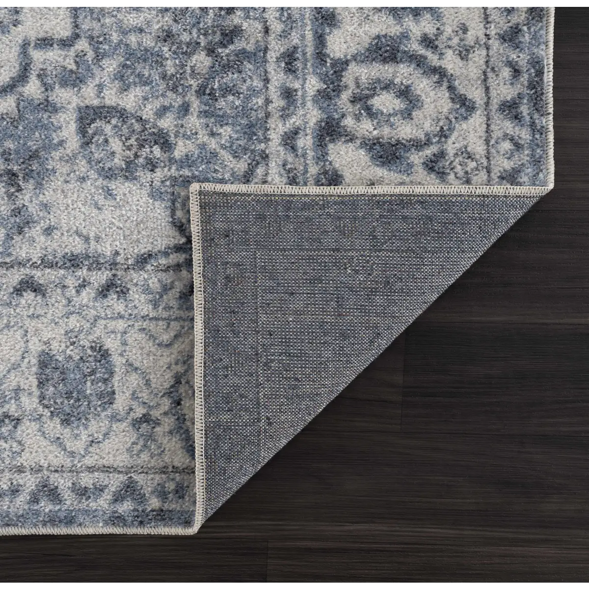 Blue Hiti Washable Area Rug - Boutique Rugs