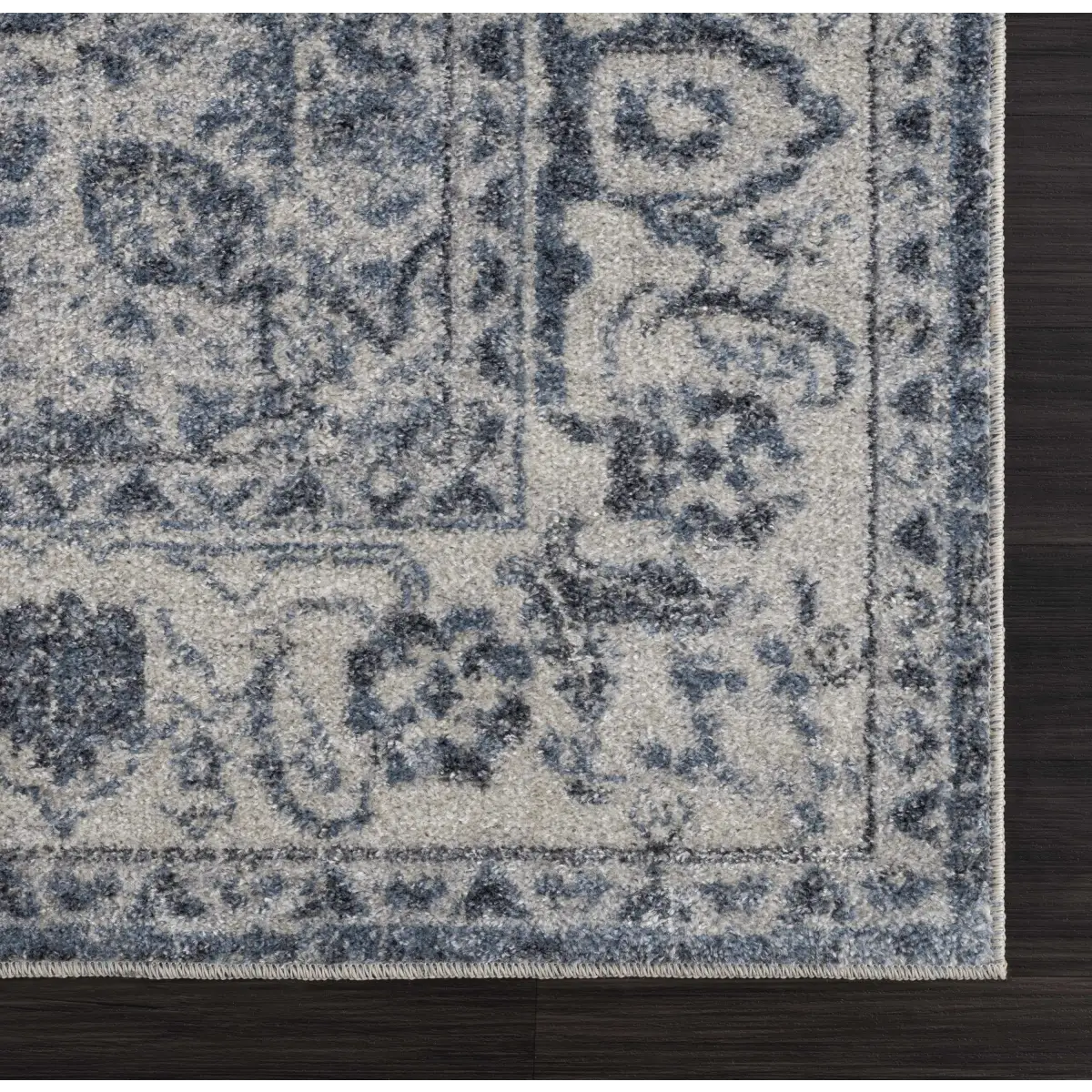 Blue Hiti Washable Area Rug - Boutique Rugs
