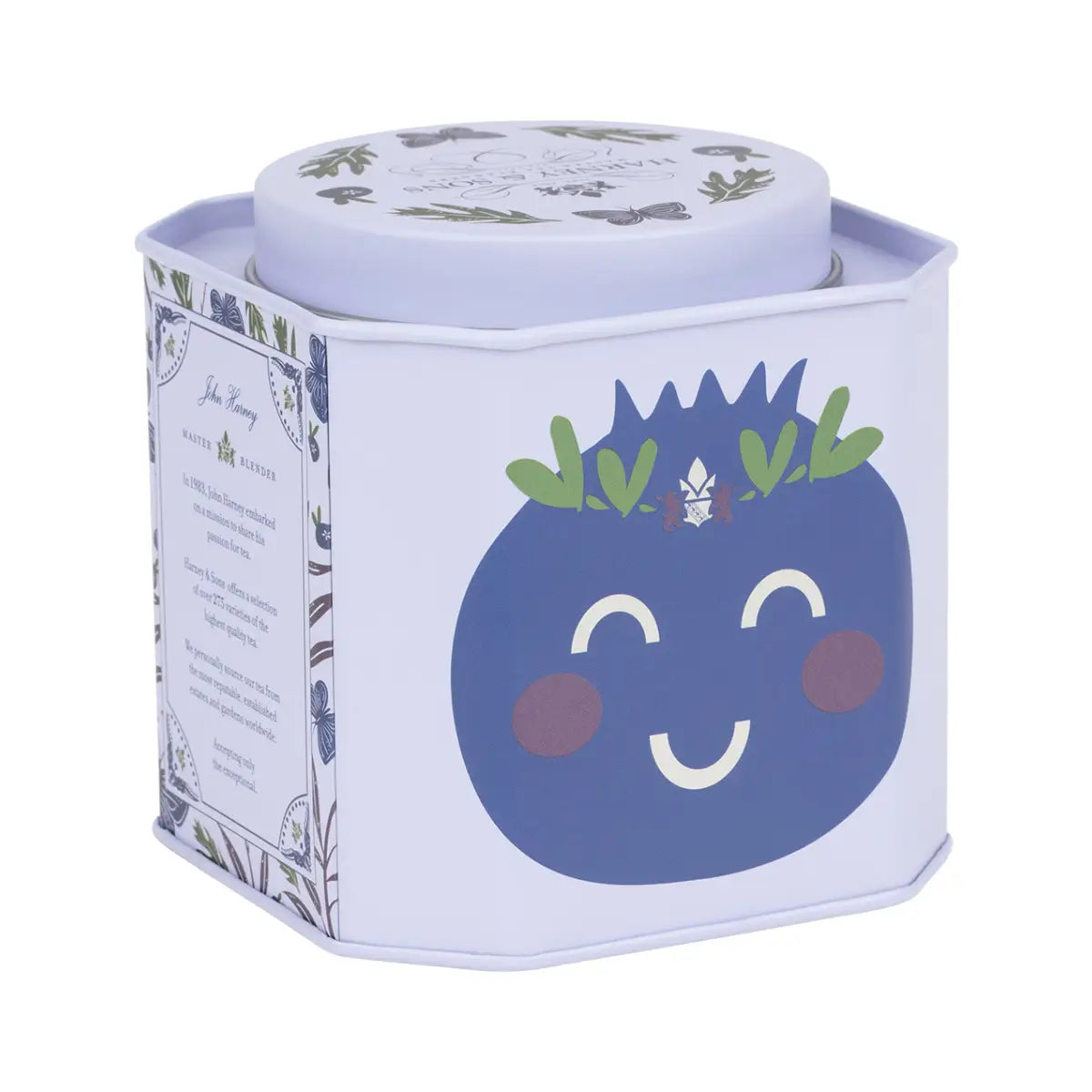 Tea Tin - Blueberry Green Tea - Sachets / Tin of 30 Sachets - Harney & Sons Fine Teas
