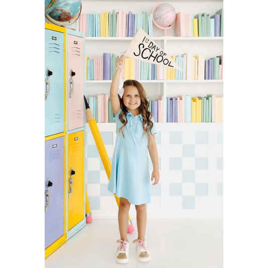 Bluebird Light Blue Polo Dress - Mila & Rose ®