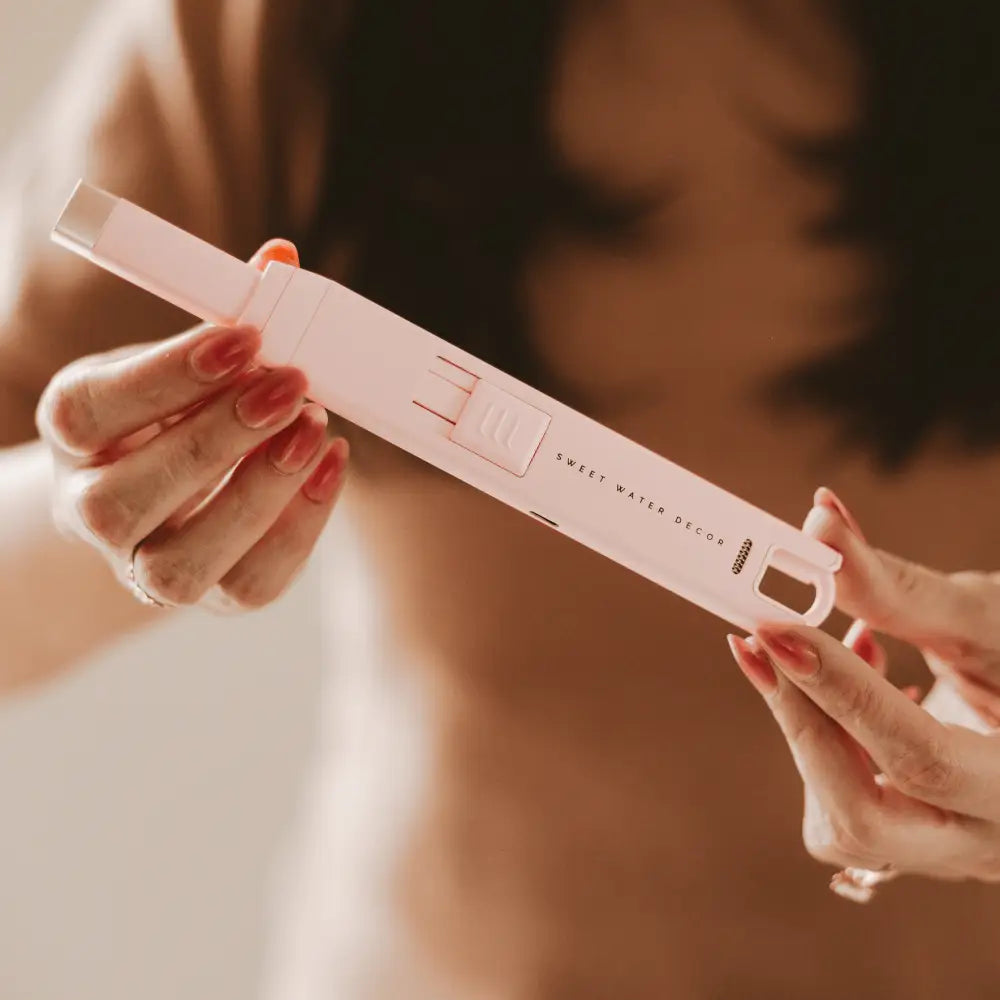 Blush Pink Large Electric Lighter - Sweet Water Decor