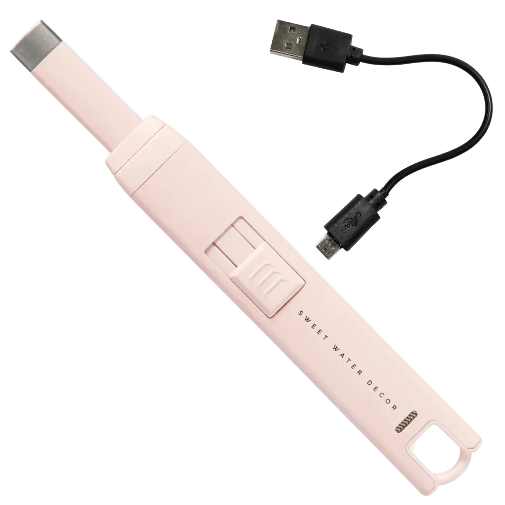 Blush Pink Large Electric Lighter - Sweet Water Decor