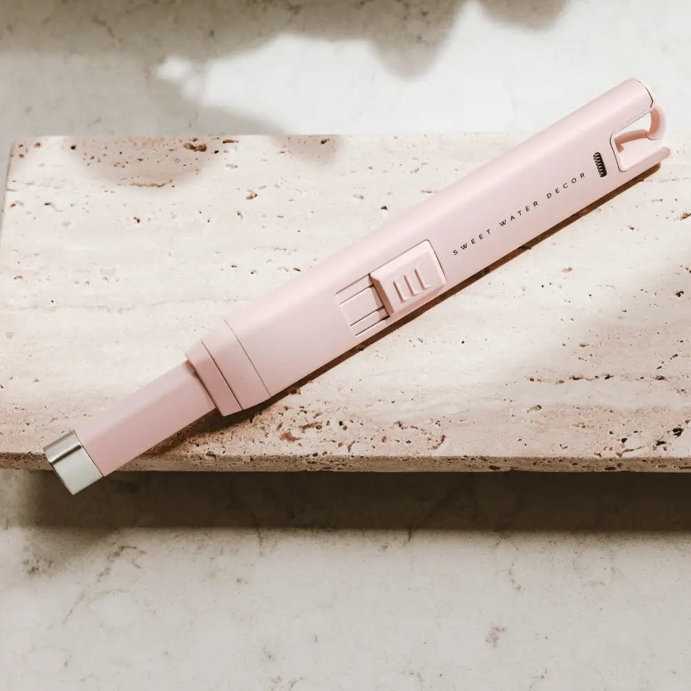 Blush Pink Large Electric Lighter - Sweet Water Decor