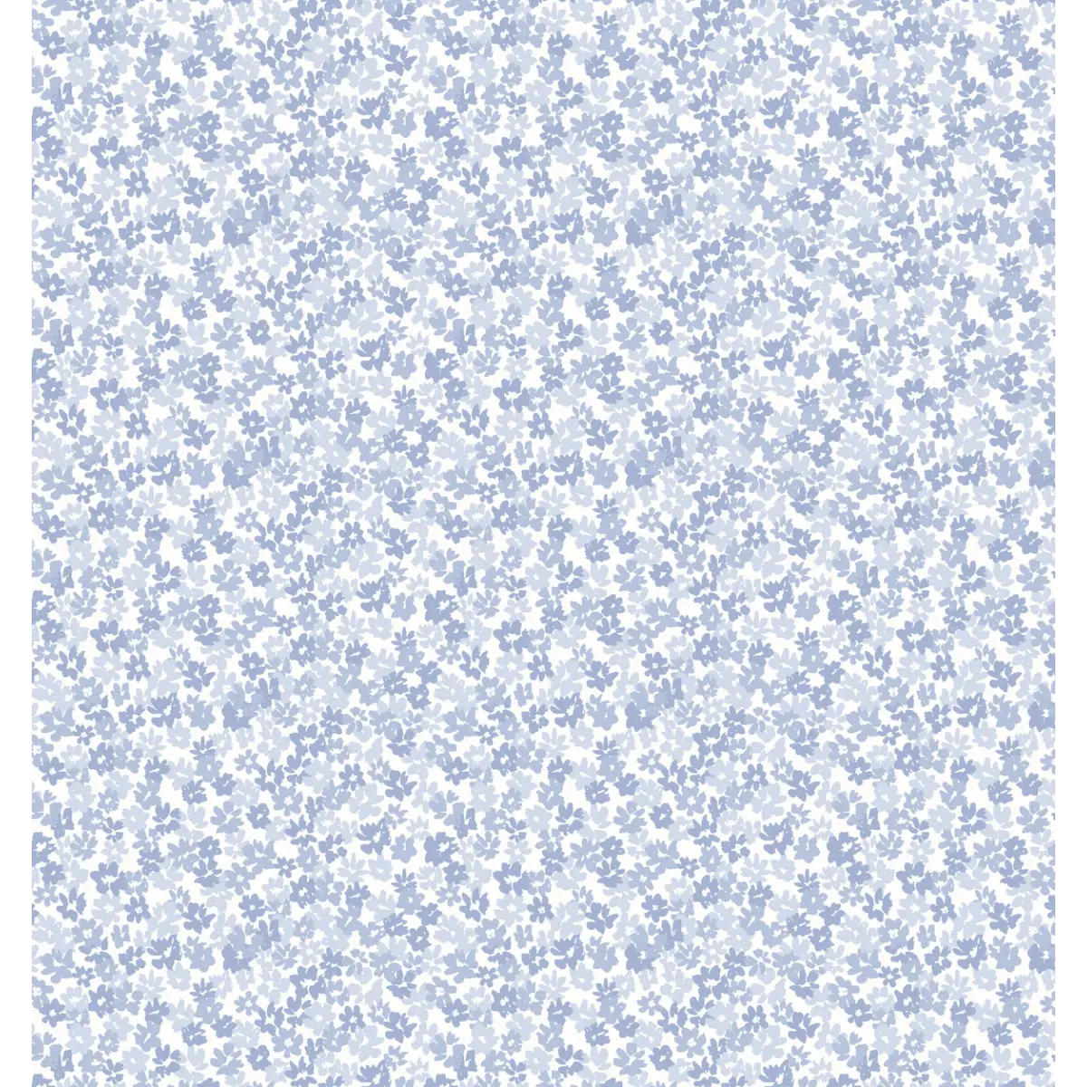Blythe Wallpaper - Petite Floral - by Ashleigh Fish - Sample 1 foot by 1 foot / Blue - Loomwell Home Goods