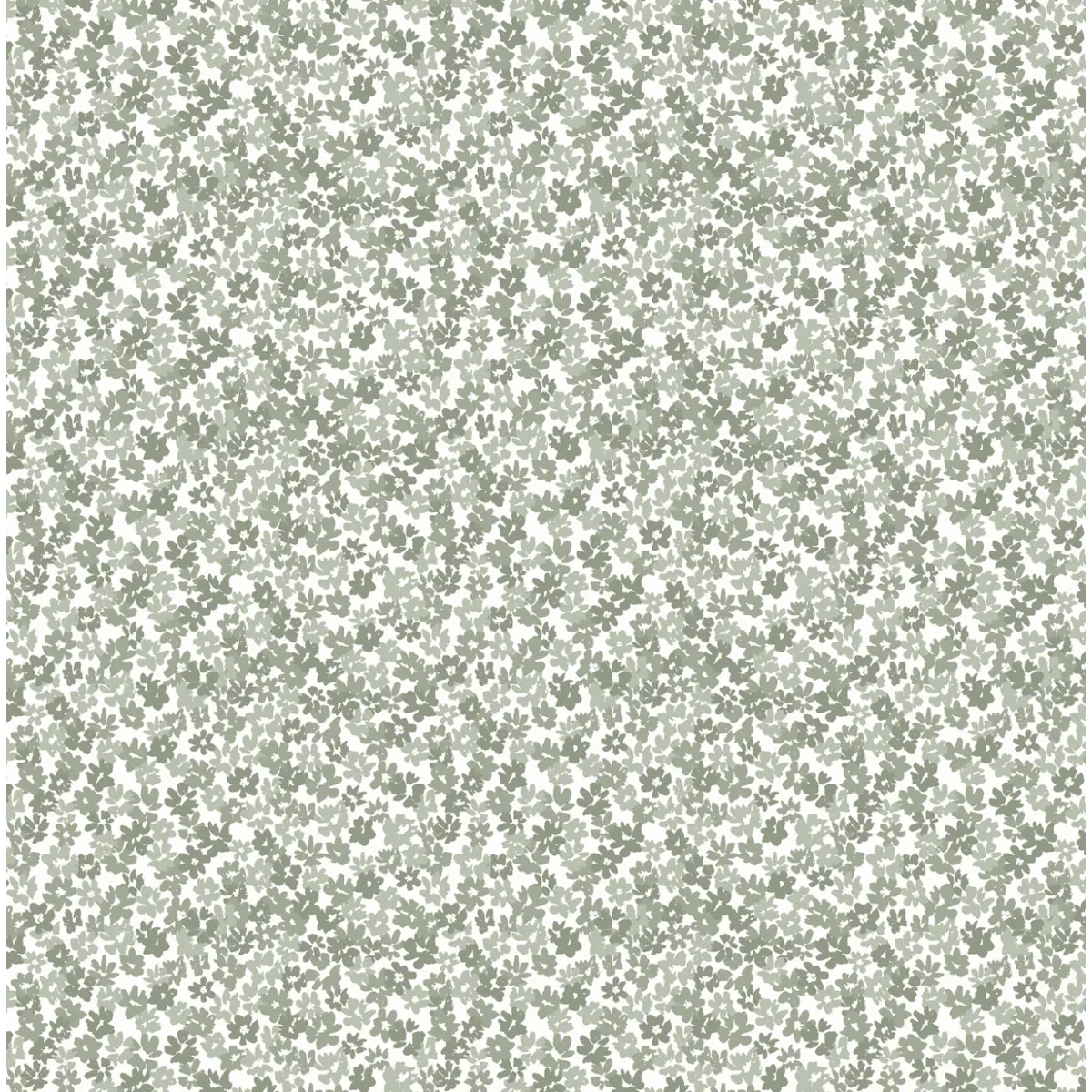 Blythe Wallpaper - Petite Floral - by Ashleigh Fish - Sample 1 foot by 1 foot / Sage - Loomwell Home Goods