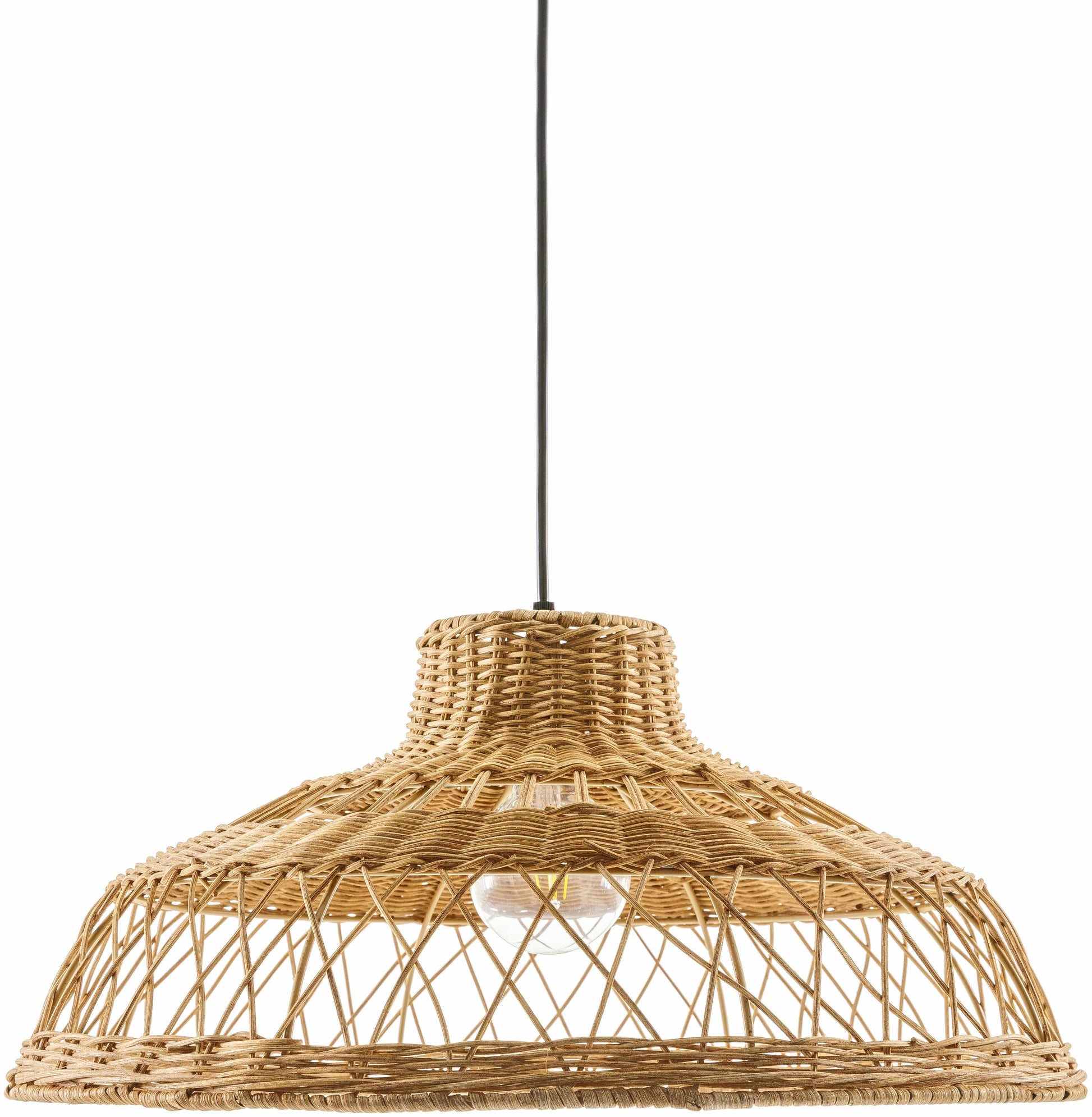 Rattan Woven Pendant Light - Boutique Rugs