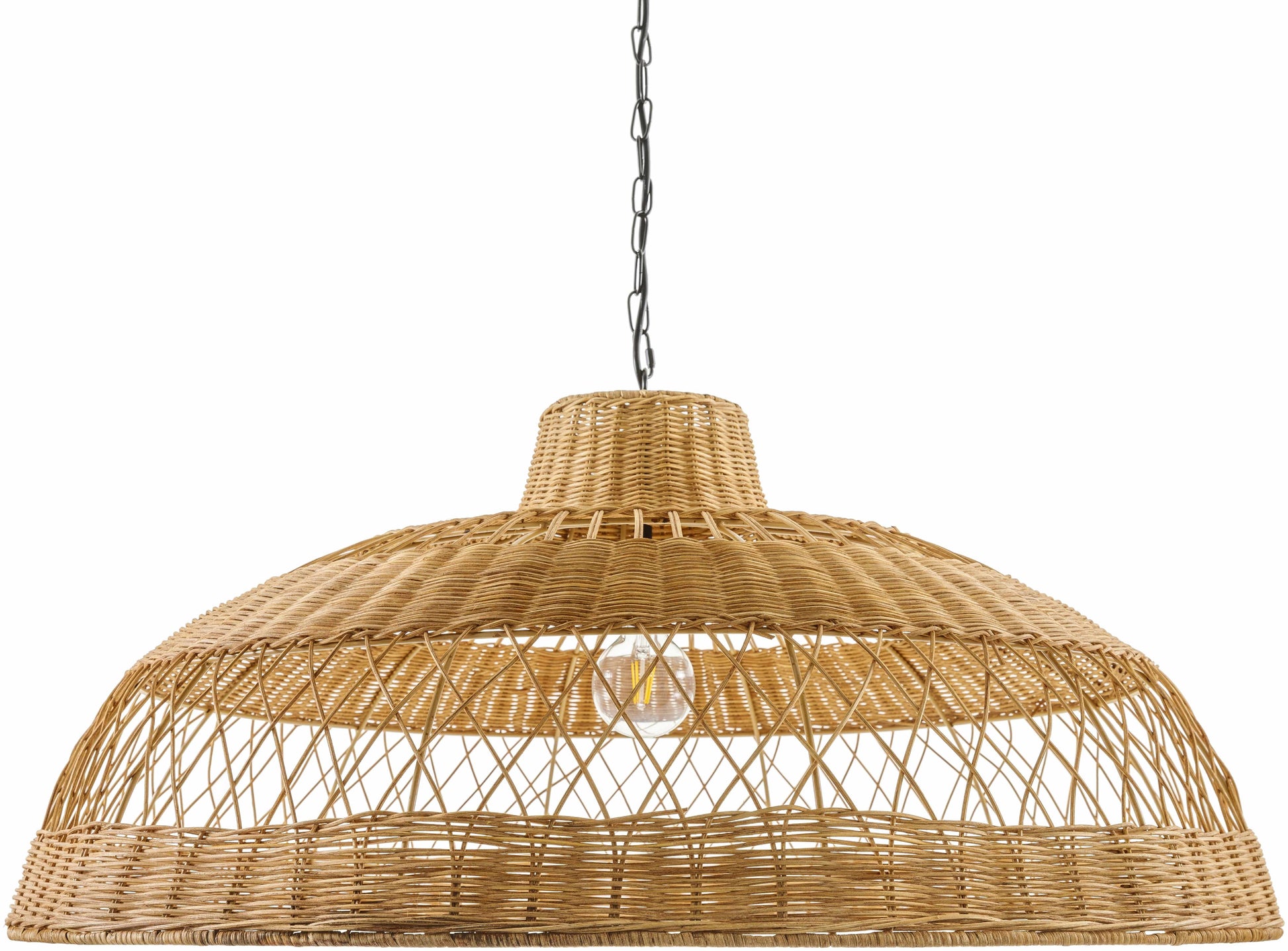 Rattan Woven Pendant Light - Boutique Rugs