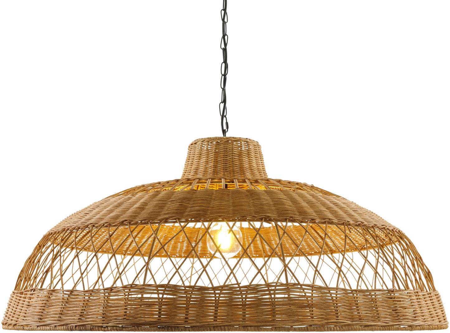 Rattan Woven Pendant Light - Boutique Rugs