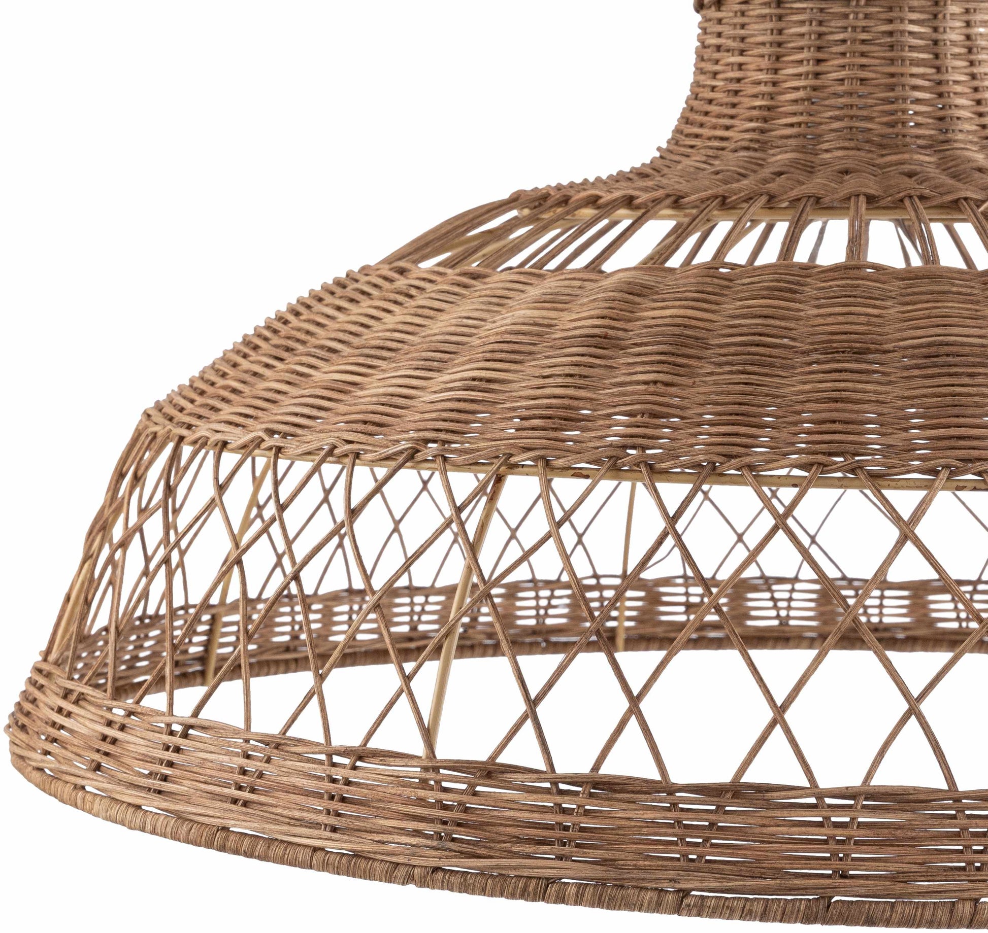Rattan Woven Pendant Light - Boutique Rugs