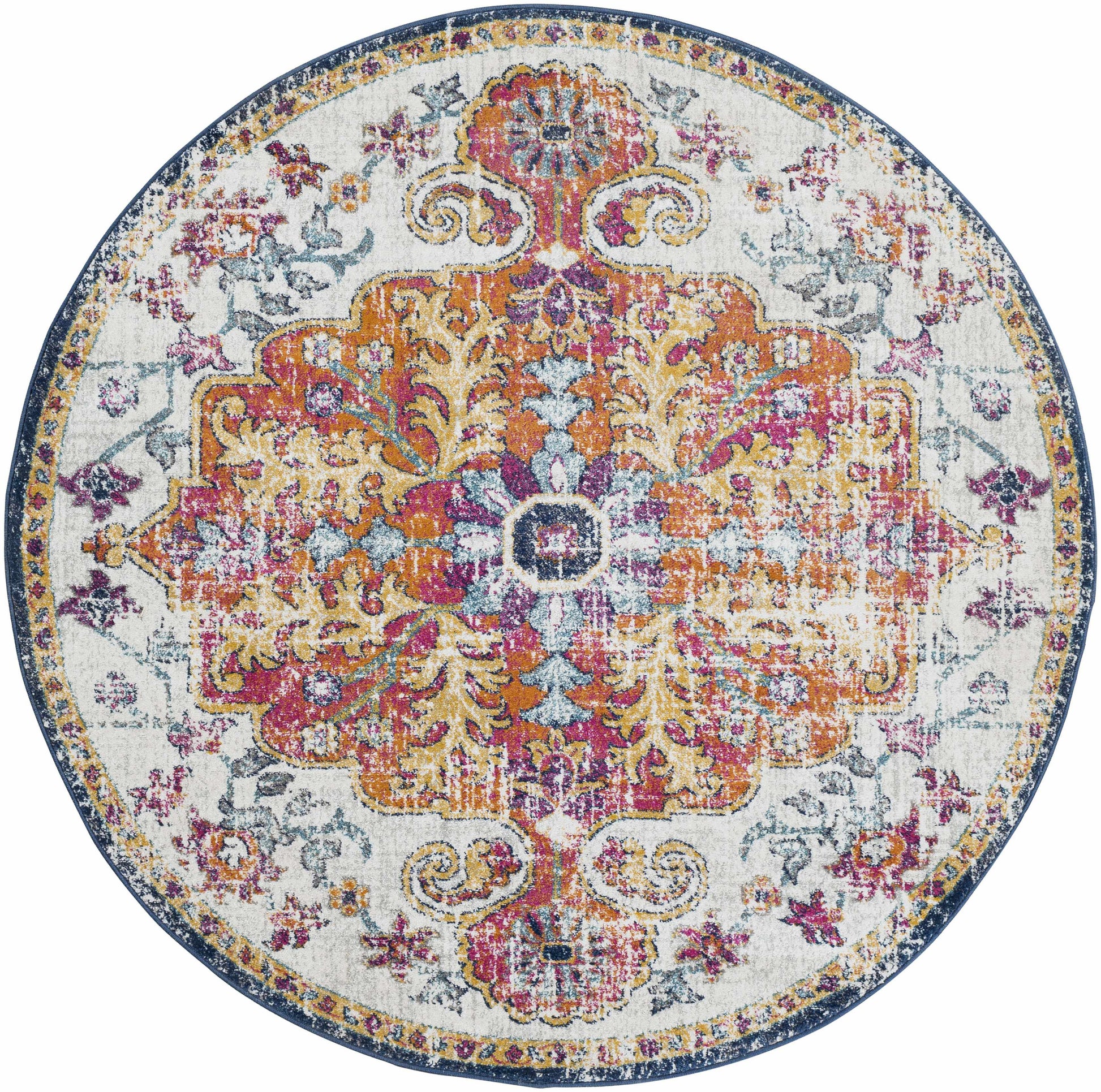 Bodrum Area Rug - 5’3’’ Round - Boutique Rugs