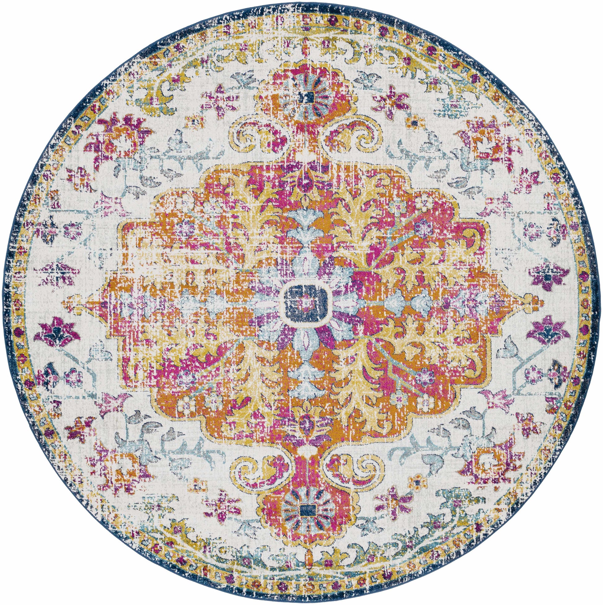 Bodrum Area Rug - 7’10’’ Round - Boutique Rugs