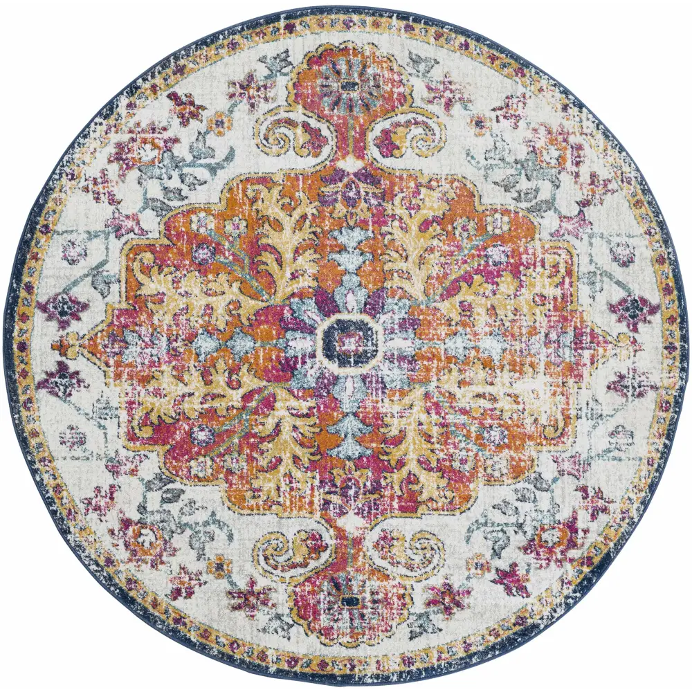 Bodrum Area Rug - 5’3’’ Round - Boutique Rugs