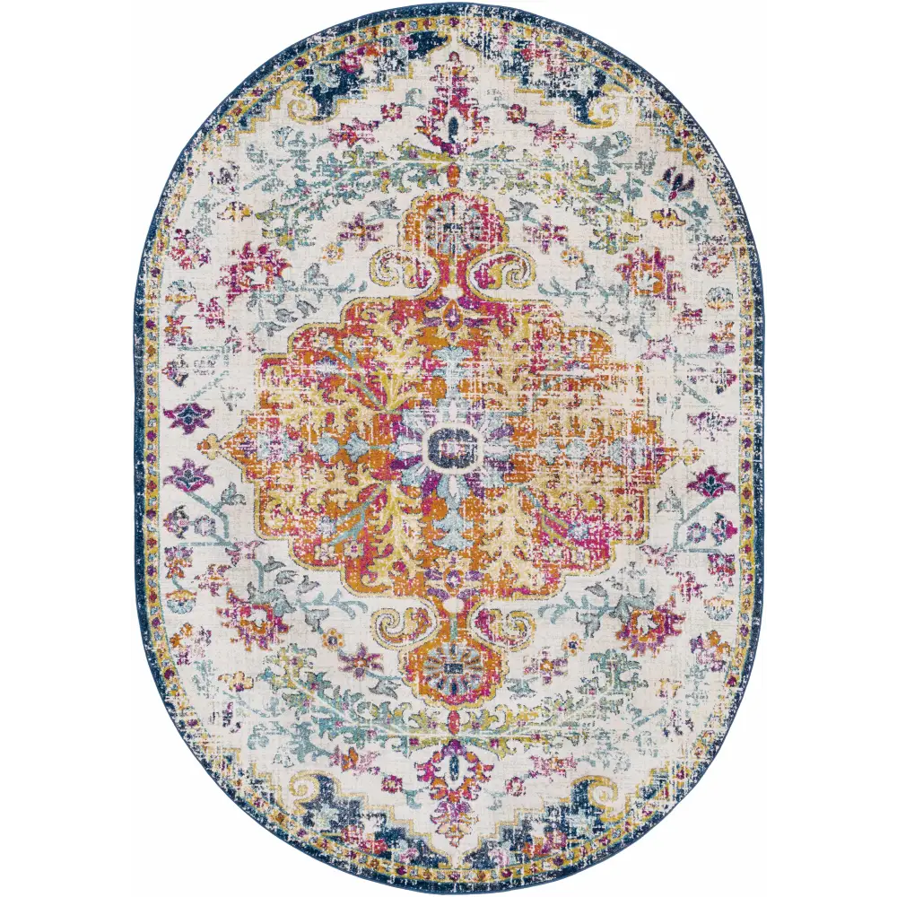 Bodrum Area Rug - 6’7’’ x 9’ Oval - Boutique Rugs