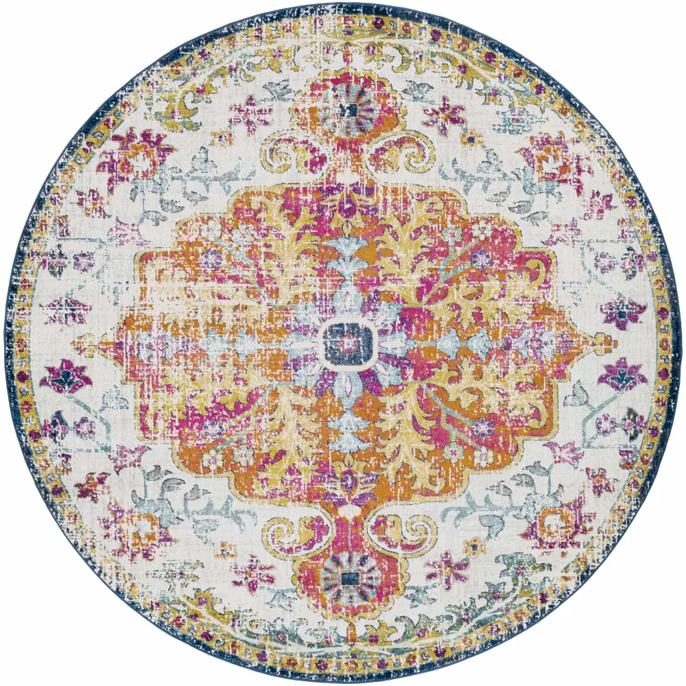 Bodrum Area Rug - 7’10’’ Round - Boutique Rugs