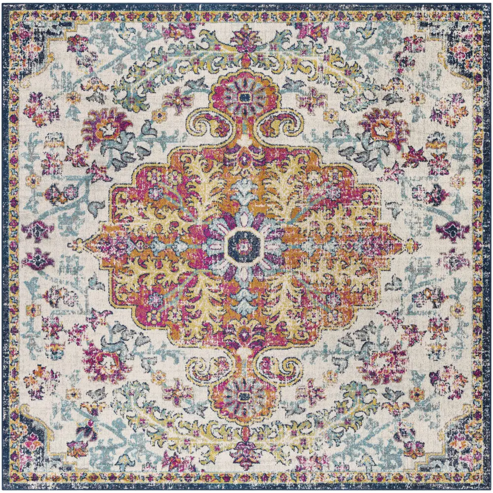 Bodrum Area Rug - 7’10’’ Square - Boutique Rugs