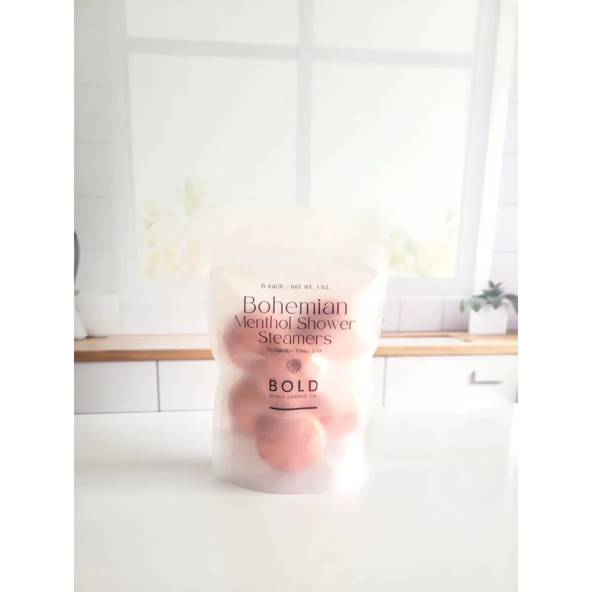 Shower Steamers - Bohemian - Patchouli + Vanilla Menthol - 6 pack - Bold Space Candle Co.