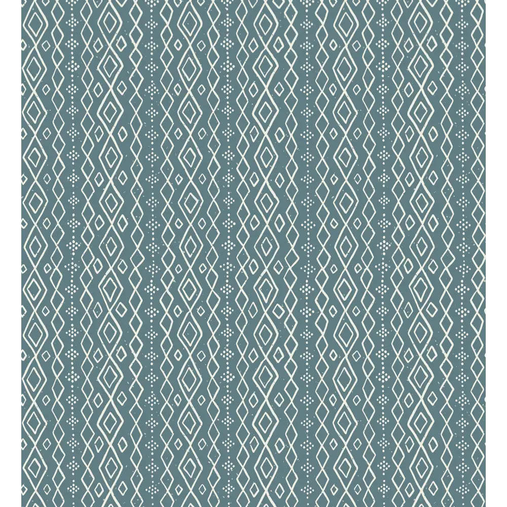 Bondi Wallpaper - Geometric Lines - by CoastL Studio - Sample 1 foot by 1 foot / Dark Blue - Loomwell Home Goods