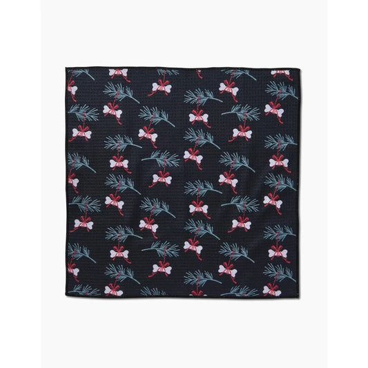 Paw Towel - Bones for Christmas Dog Gift - Geometry