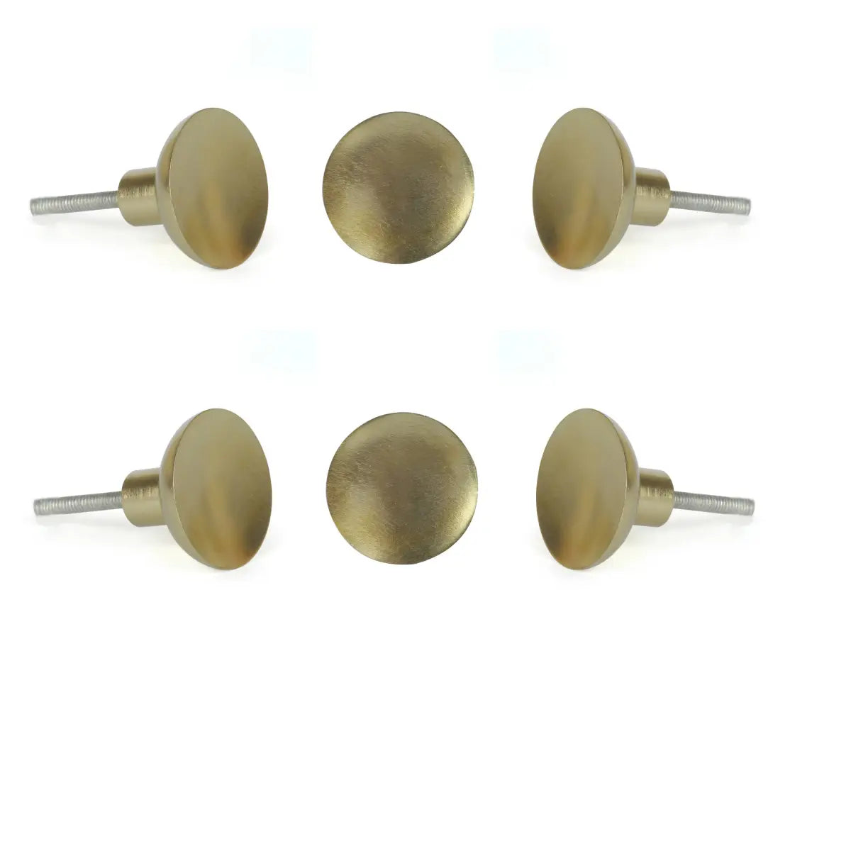 Bonn Metal Knob - Simple and Modern - Each - Brushed Gold - Perilla Home