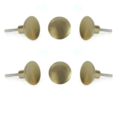 Bonn Metal Knob - Simple and Modern - Each - Brushed Gold - Perilla Home