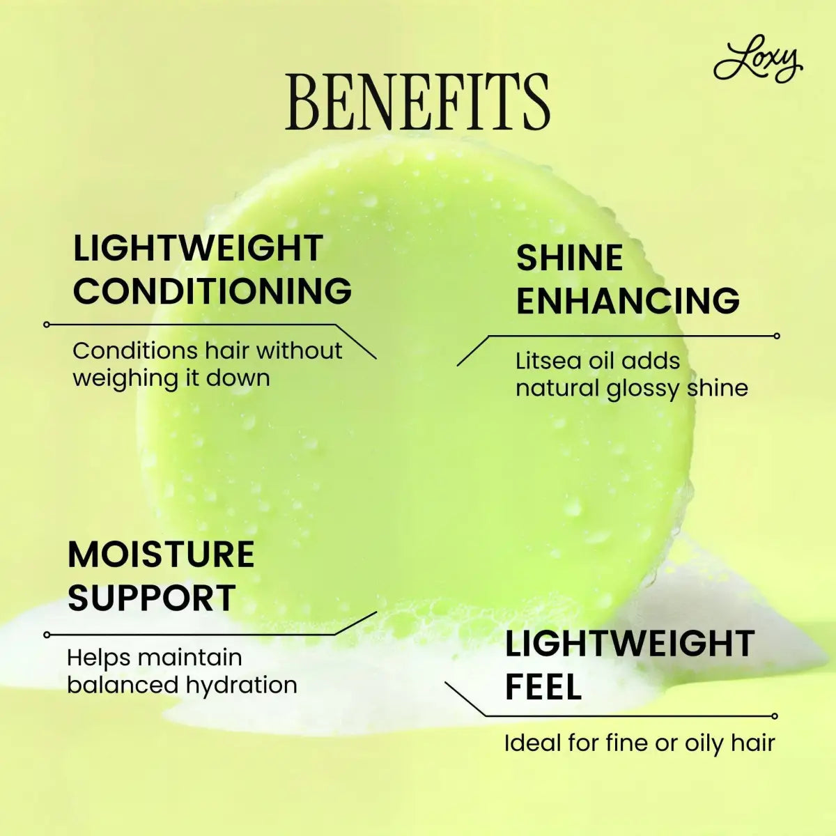Conditioner Bar - BOOST Volumizing with Lime Oil - Loxy