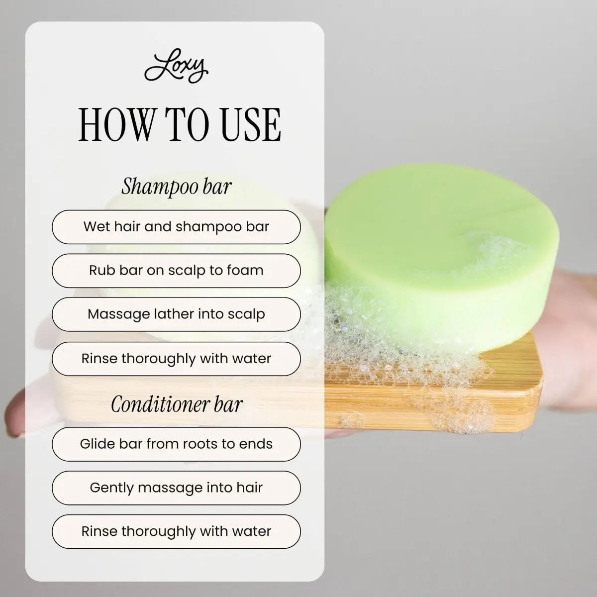 Conditioner Bar - BOOST Volumizing with Lime Oil - Loxy
