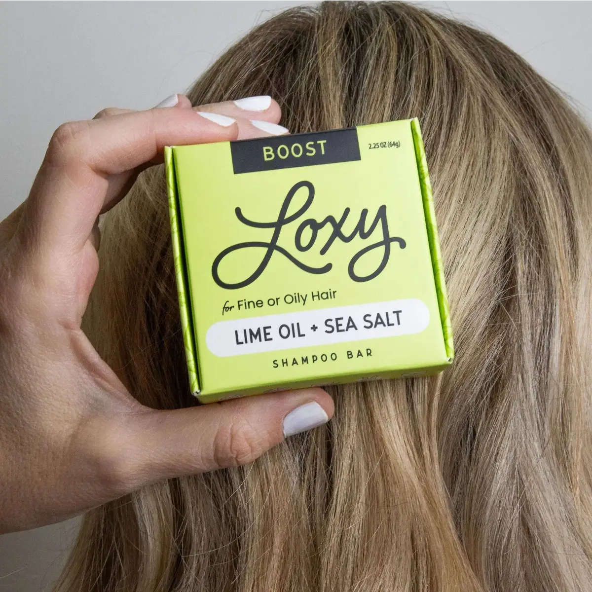 Shampoo Bar - Boost - Volumizing for Fine or Oily Hair - Lime + Sea Salt - Loxy