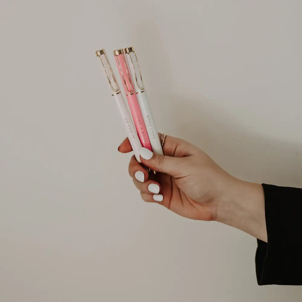 Boss Lady Metal Pen Set - Sweet Water Decor